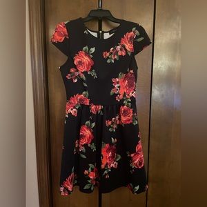 B Darlin black rose dress homecoming super flattering offer✨